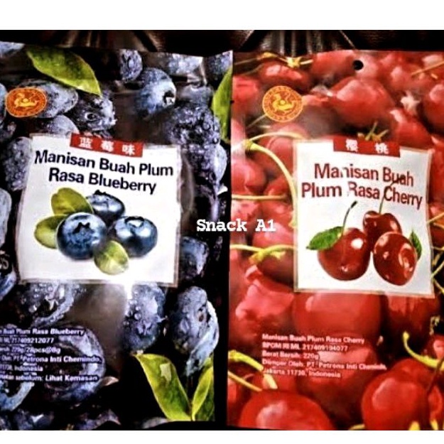 

Manisan cherry & Manisan blueberry ( 250gram)