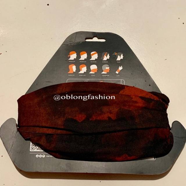 EIGER 1989 BUFF BANDANA FACTURAL POLAR MULTIFUNCTION - RED