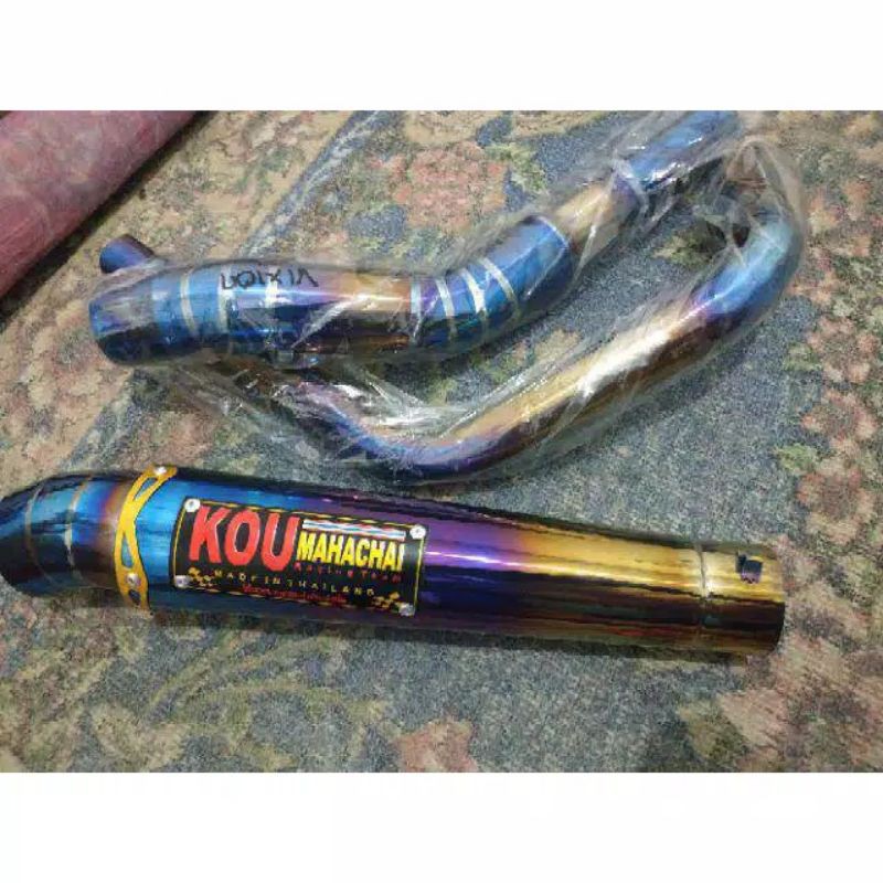 Knalpot muffler full system kou mahachai thailand sniper mx exciter rc lc 135 spark rx