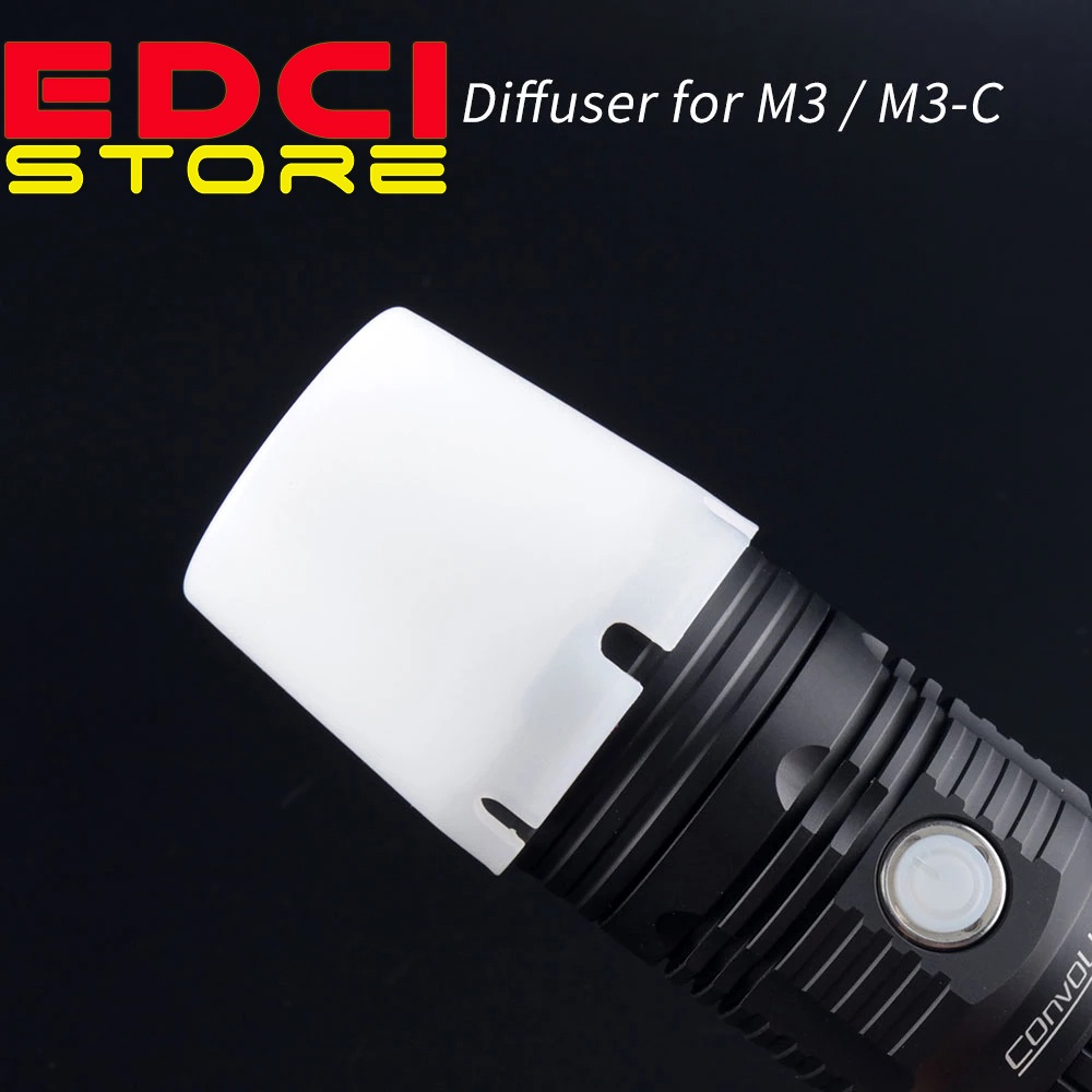 Diffuser untuk Senter Convoy M3/M3-C