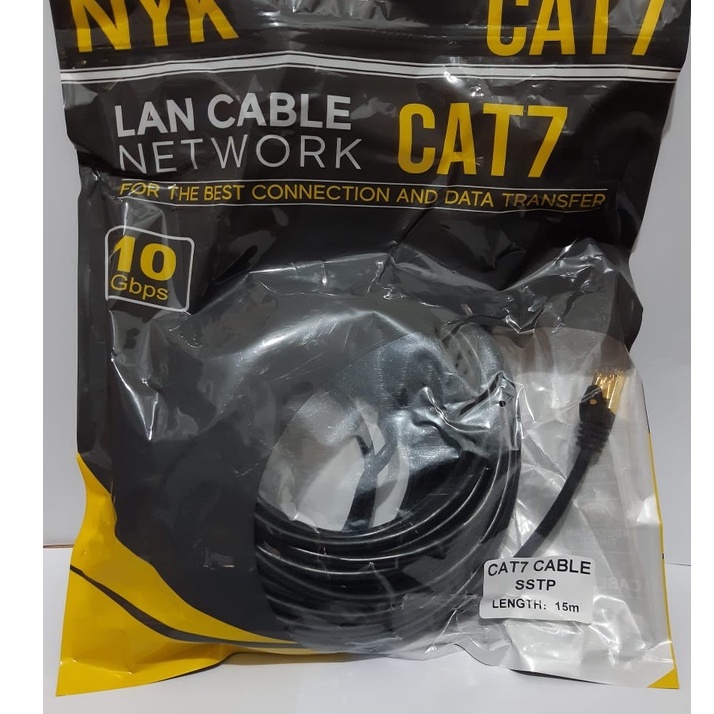 NYK Kabel Lan 15Meter Cat7 SSTP 10Gbps