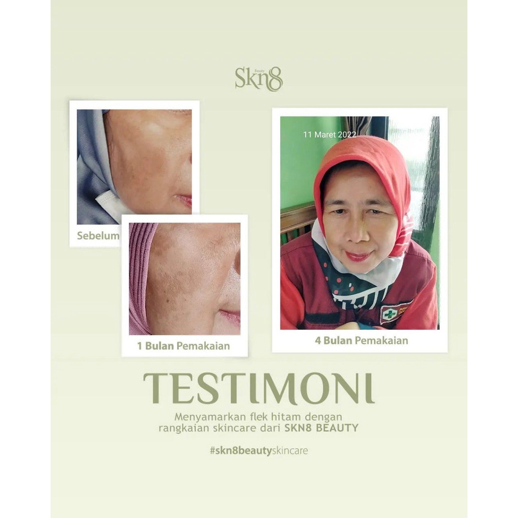 SKN8 Beauty Paket Skincare Lengkap Alami + Probiotik BPOM