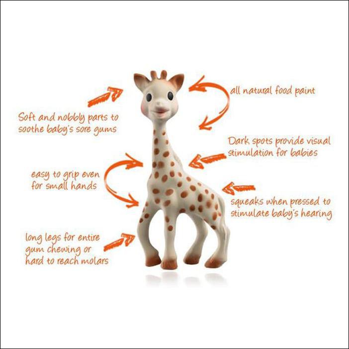 teether jerapah sophie