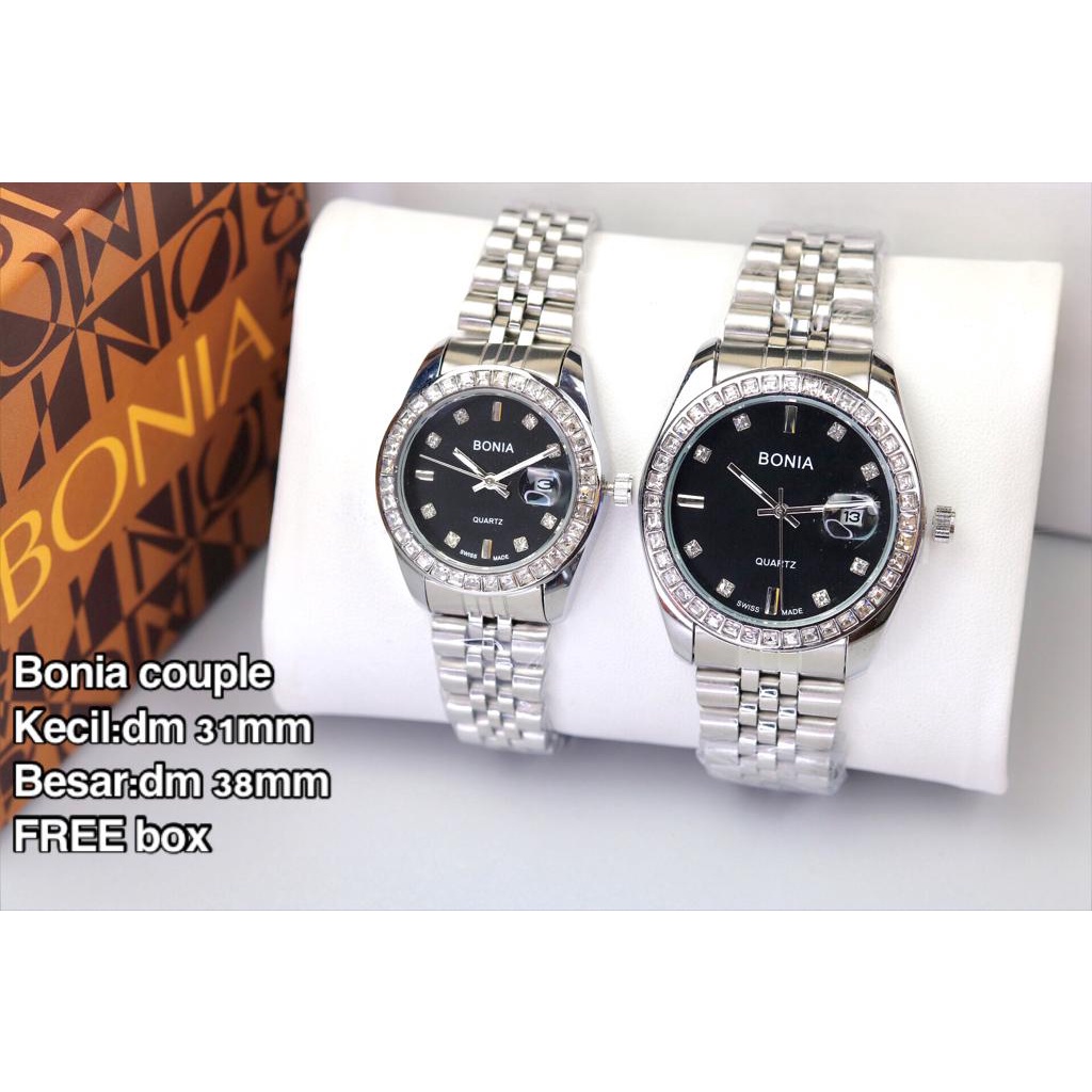 JAM TANGAN COUPLE RANTAI MEWAH