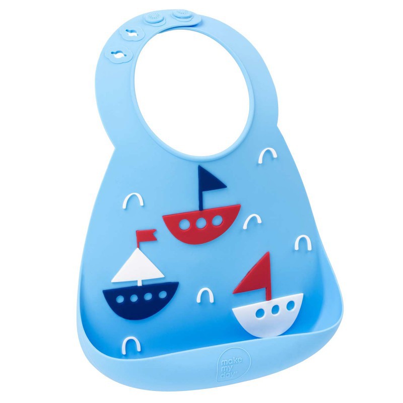 Make My Day Baby Bib - Yacht
