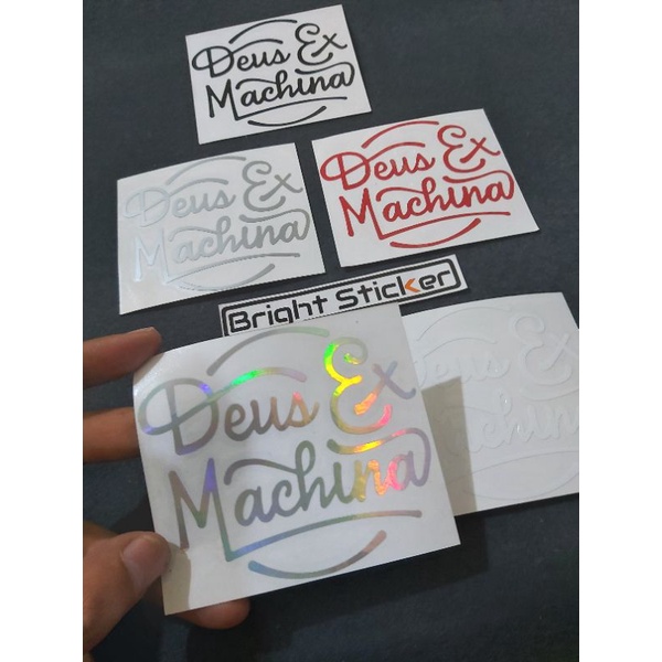 STICKER DEUS EX MACHINA CUTTING