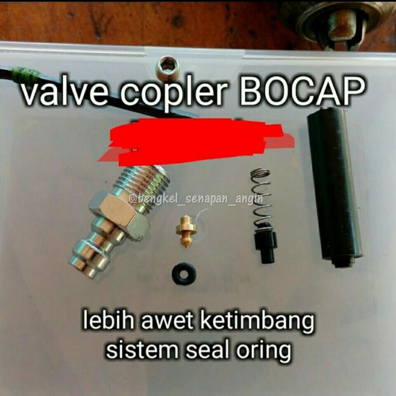 kopler mini pcp stenlis mini kopler coupler bocap