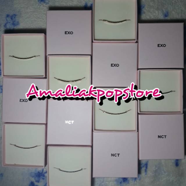 SM ARTIST NCT BIRTHDAY BRACELET (Jaemin, Chanyeol, Jaehyun, Johnny, Suho, Baekhyun, Jisung)