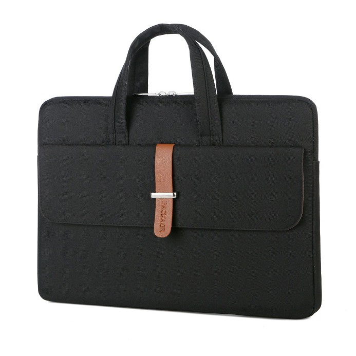 Tas Laptop Jinjing briefcase abu 14/15inch