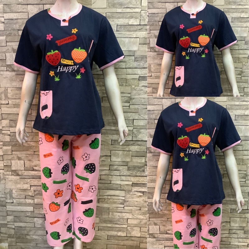 DAILILAN CP STANDAR | BAJU TIDUR | PIYAMA | COD-Yummy Dongker