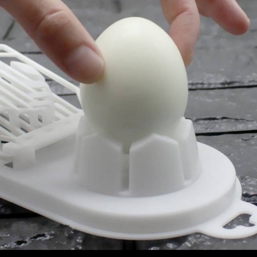 alat PEMOTONG TELUR rebus 2 in1 egg slicer cutter pengiris dapur pisau / Pemotong Telur Unik