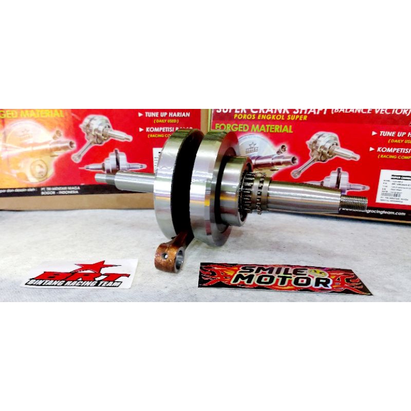 KRUK AS BANDUL CRANKSAFT BRT RACING JAPAN MXKING,VIXION,R15,XABRE,MX STROKE UP +7.5MM