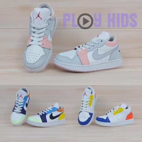 SEPATU ANAK PEREMPUAN | SEPATU SNEAKER ANAK PEREMPUAN | SEPATU ANAK CEWE | SEPATU 4IR JORDAN LOW SIZE 31-37