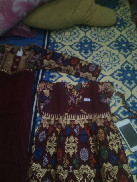 Qnunbatik Gamis Batik Anak Perempuan Muslim Jodha Prodo