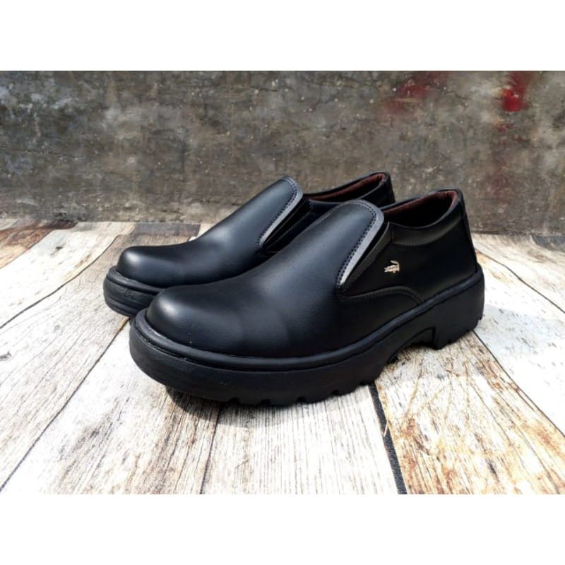 Sepatu Safety Septi Septy Sefti Safty Sefty Shoes Pria Slip On Slop Tanpa Tali