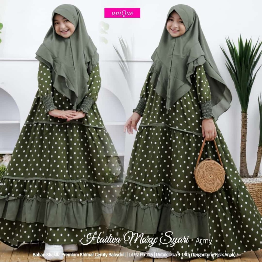 gamis anak gamis anak perempuan umur 11 12 tahun GRATIS JILBAB baju gamis anak umur 12 tahun SULTAN