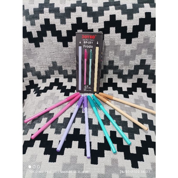 

pulpen joyko frodo warna BP-251