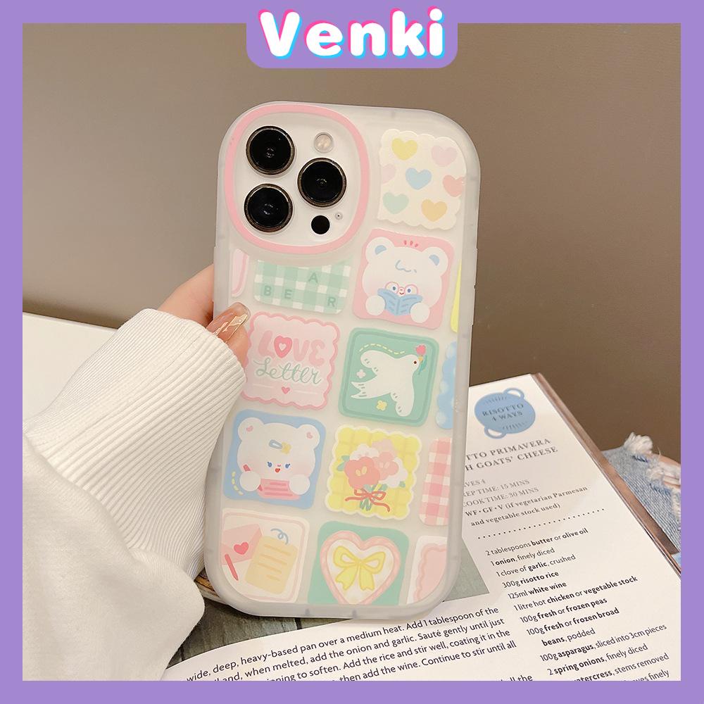 iPhone Case Silicone Soft Case Clear Case Thickened Airbag Shockproof Camera Full Coverage Protection Cartoon Cute For iPhone 13 Pro Max iPhone 12 Pro Max iPhone 11 iPhone 7 Plus