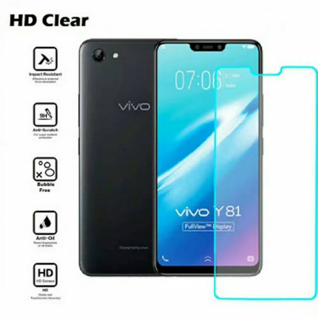 TEMPERED GLASS VIVO  Y53 Y55 Y71 Y81 Y83 V9 Y65