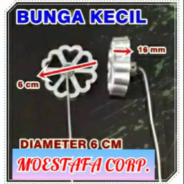 Cetakan kembang goyang bunga kecil