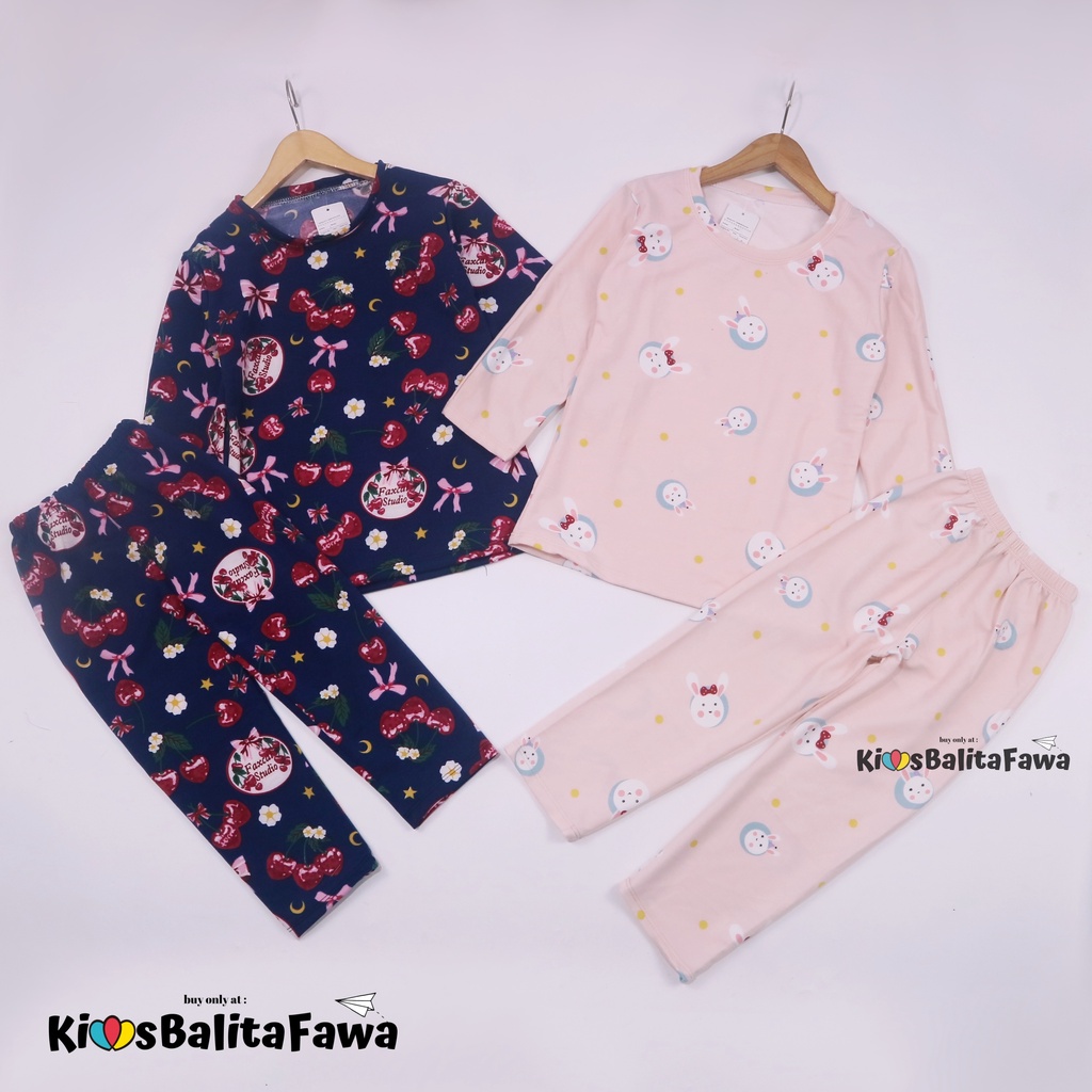 Pajamas Sunday uk 3-5 Tahun / Setelan Anak Perempuan Branded Karakter Piyama IMPORT Baju Tidur