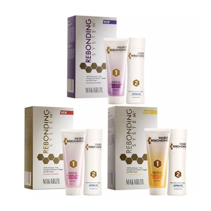 MAKARIZO REBONDING SYSTEM / CREAM PELURUS RAMBUT / OBAT REBONDING