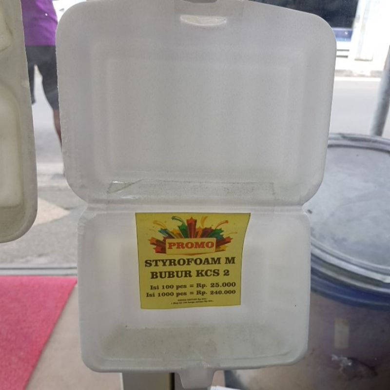 STYROFOAM M BUBUR KCS 2/LUX 1PCS