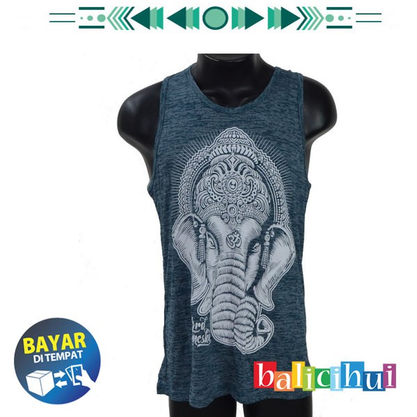 BALICIHUI KAOS SINGLET PRIA BALI FIT TO XXL