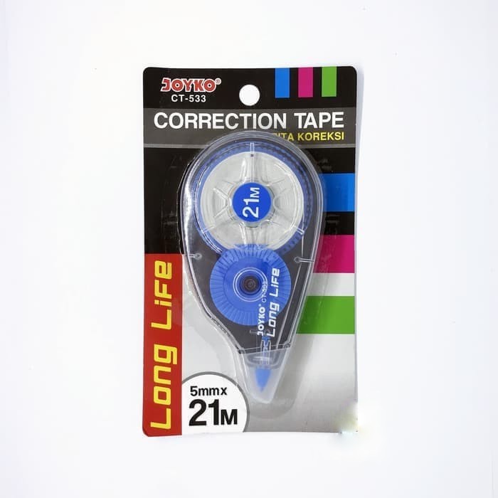 

Correction Tape Joyko 21m CT-533 / Cortape / tip ex / tip x / tipex