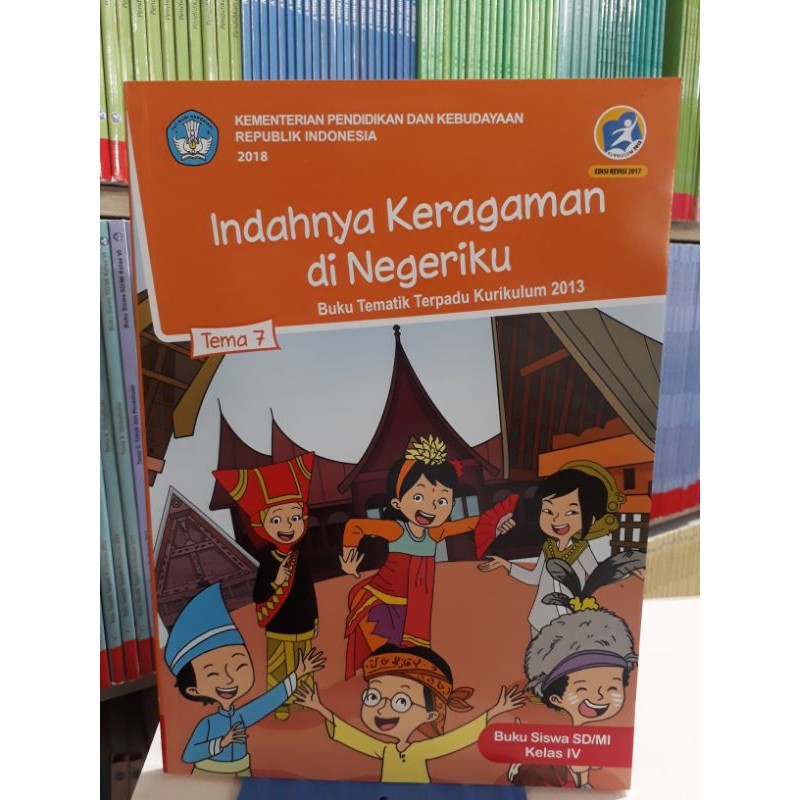 Jual Buku Siswa Sd Mi Kelas 4 Tema 7 Indahnya Keragaman Di Negeriku