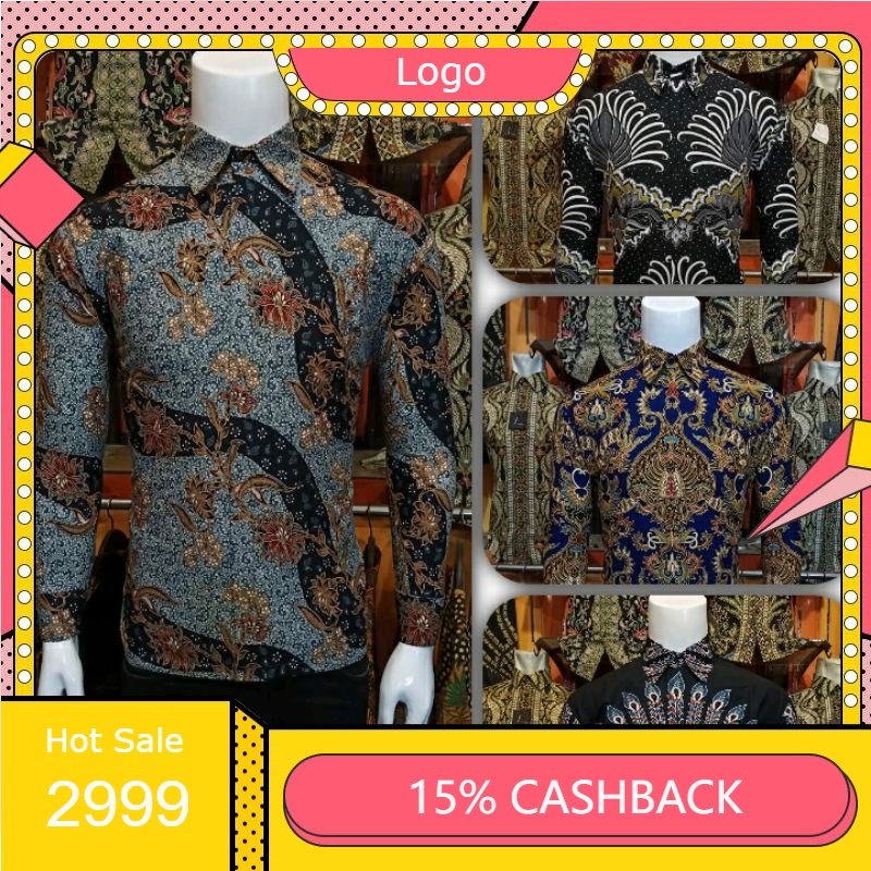 Kemeja Batik Pria Lengan Panjang Batik Pria Lengan Panjang Modern
