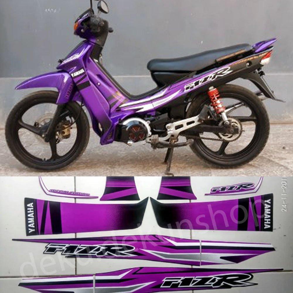 Striping Motor F1zr Custom Ungu Terong Shopee Indonesia