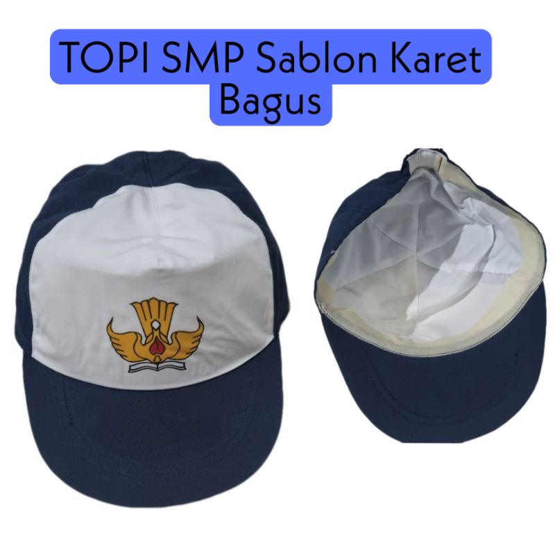 Topi SMP | Topi SMA Bodir dan Sablon