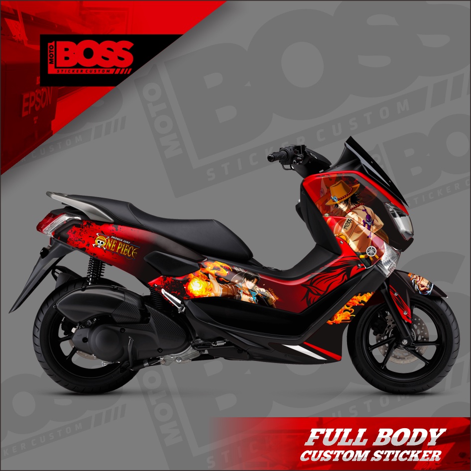 Decal Sticker Stiker Yamaha Nmax 2016 2017 2018 2019 Full Body Striping Full Body Nmax Old Stiker De