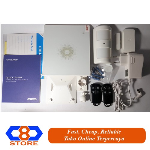 ALARM WIRELESS WIFI ALARM SYSTEM CHUANGO AW1-PLUS AW1 PLUS RESMI