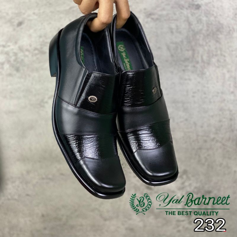 Sepatu Pantofel Pria Kulit Asli Sepatu Formal Sepatu Pantopel Kerja Resmi Kantoran Yal Barneet 232