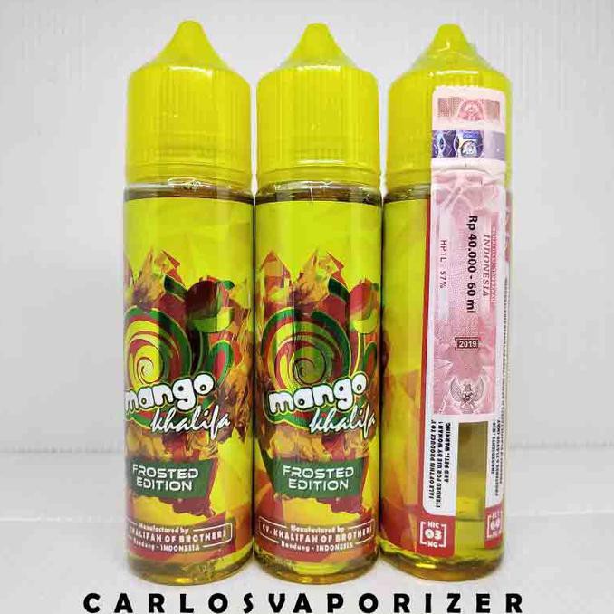 Kualitas Terbaik 3mg Mango Khalifa 60ml Premium Liquid Lokal Mangga Ejuice Vape Shopee Indonesia