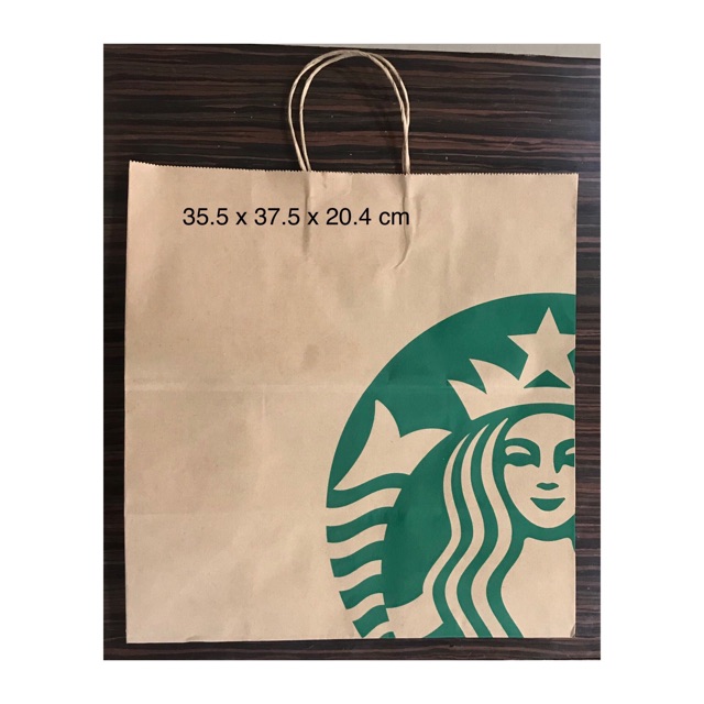 STARBUCKS Paper Bag - STARBUCKS Paperbag