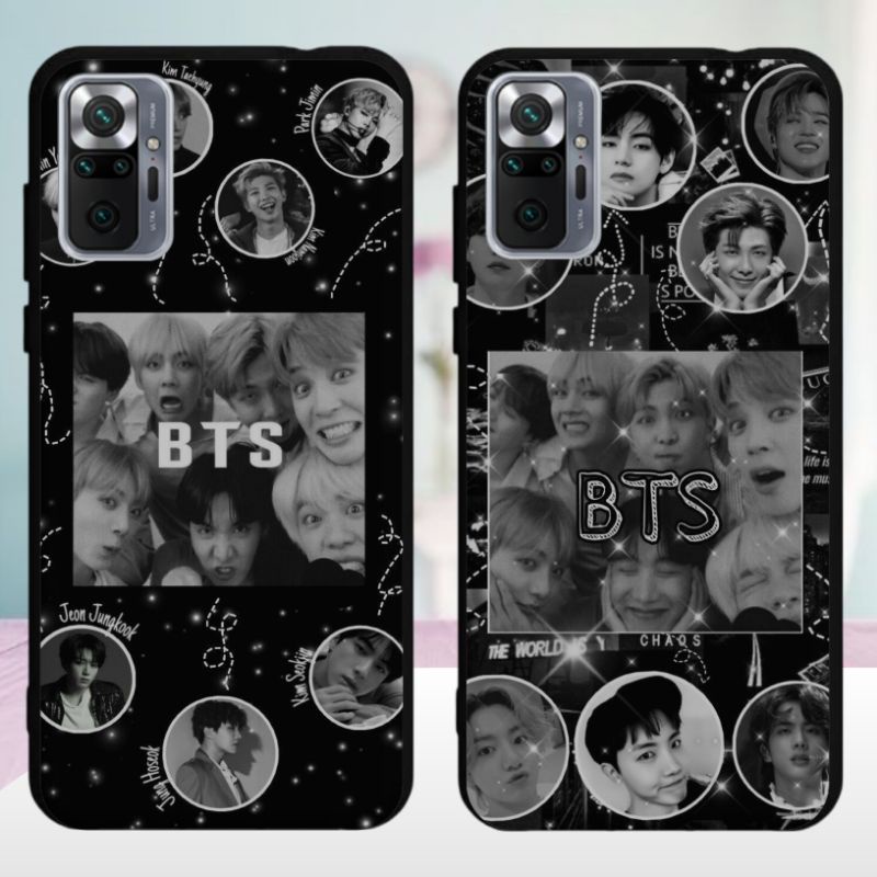 Case BTS Redmi note 10 10s 7a 6a 7 8 6 5 plus 9c 9a 9 poco x3 nfc pro softcase silikon casing tpu