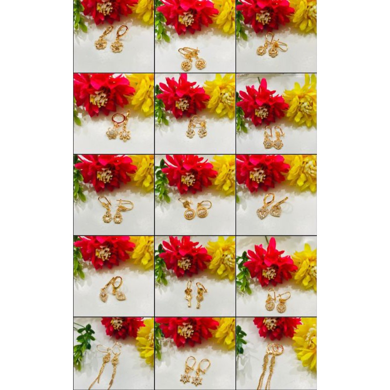 Anting xuping Lapis Emas