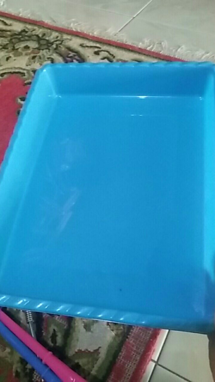 Nampan Plastik No.4 (35 X 27) Warna Cerah