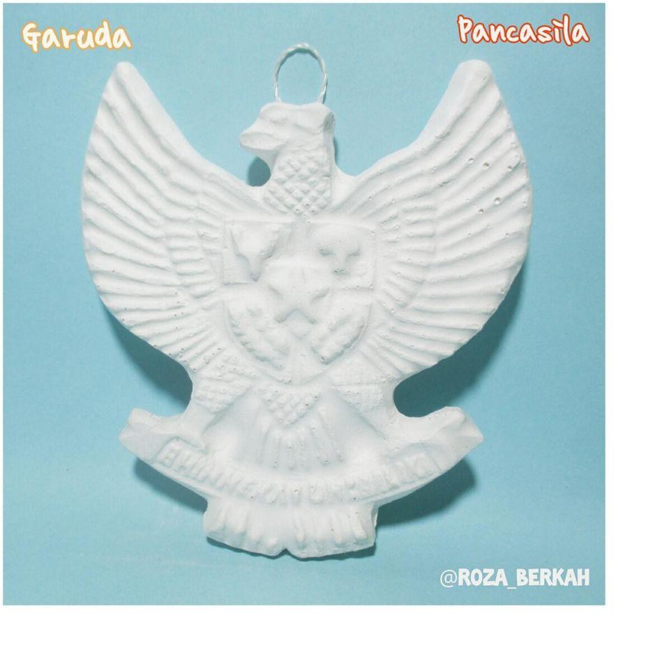 F Ash Sale Patung Lukis Gypsum Polos 3d Garuda Pancasila Shopee Indonesia