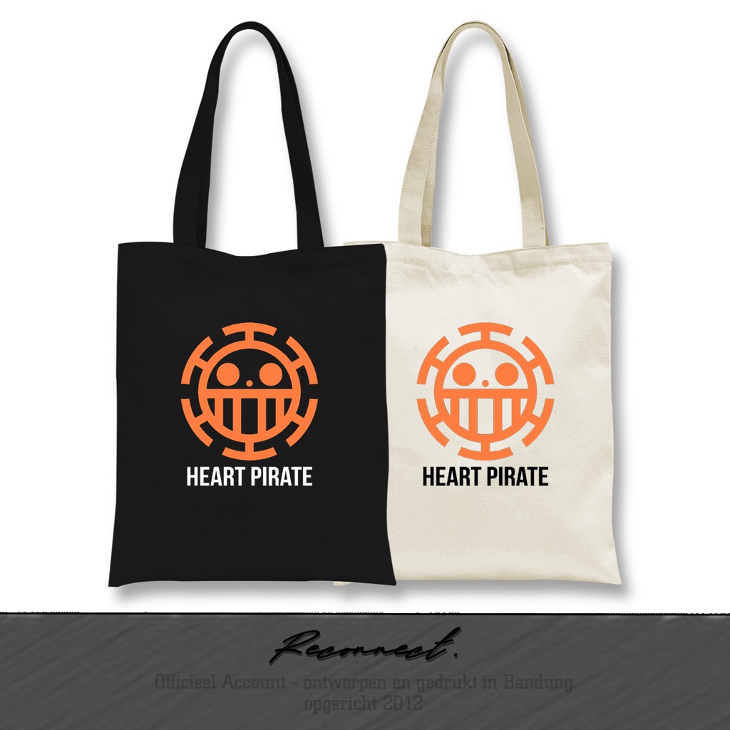 Reconnect Tote Bag Anime One Piece Bepo Logo - Gratis Tambah Nama