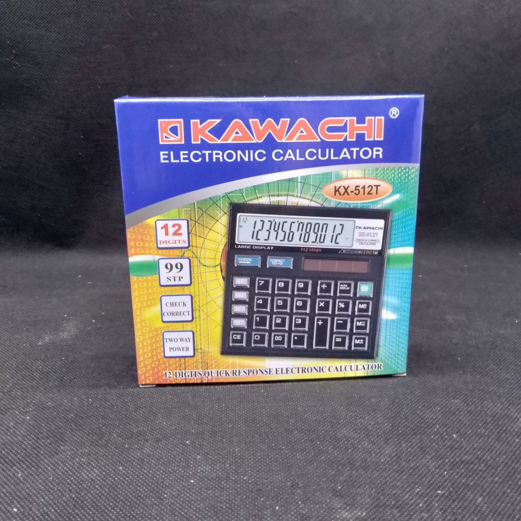 

Kalkulator kawachi kx 512t electronic calculator 12 digit