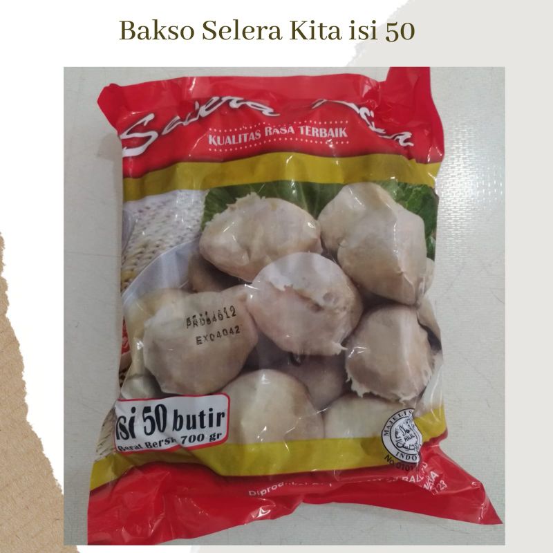 

Bakso Sapi SB Selara kita isi 50