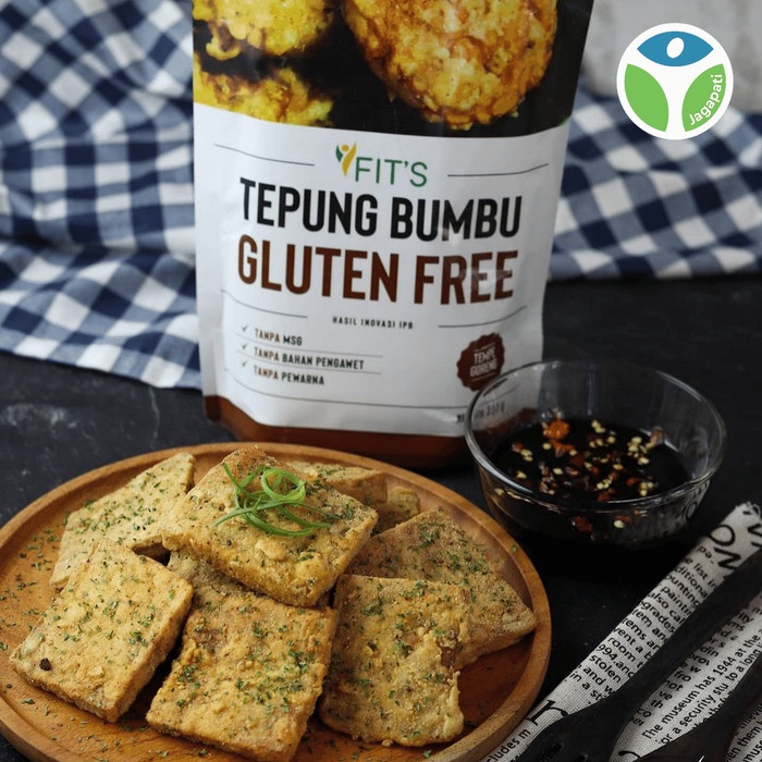 

pakai-siap-tepung-bumbu-tepung- fit's - tepung bumbu tempe goreng gluten free 250gr - organik - no