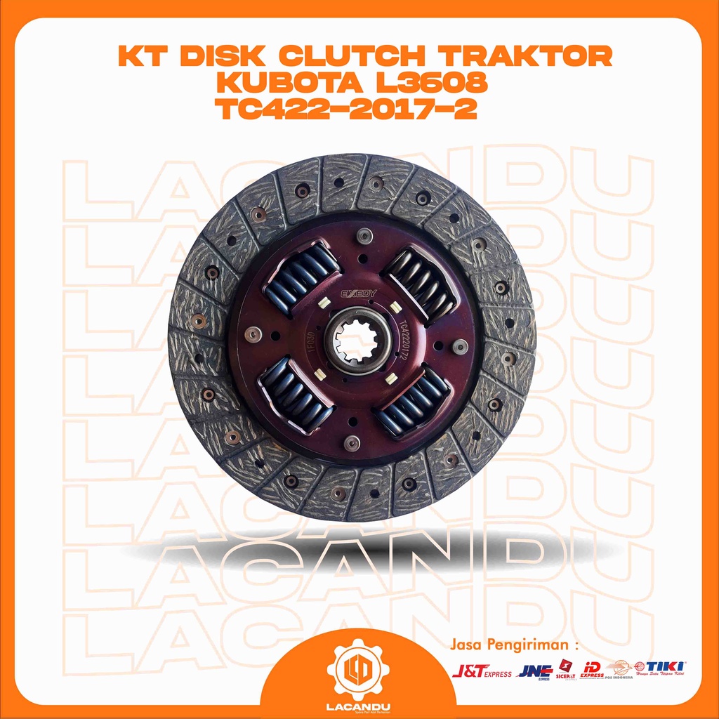 KT DISK CLUTCH TRAKTOR KUBOTA L3608 TC422-2017-2 for TRAKTOR 4 RODA LACANDU PART