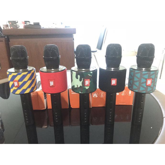 JBL V8 MICROPHONE MIC KARAOKE SING SMULE BT SPEAKER BLUETOOTH BASS