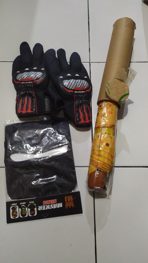 Payung Lipat 3 Motif Random / Acak