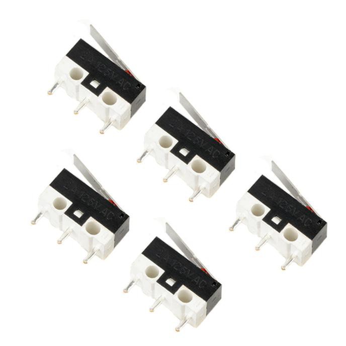 Micro Limit Switch 3 Pin Mini Saklar Kecil Tekan SPDT 125V 2A NO NC sincer02 Ayo Beli